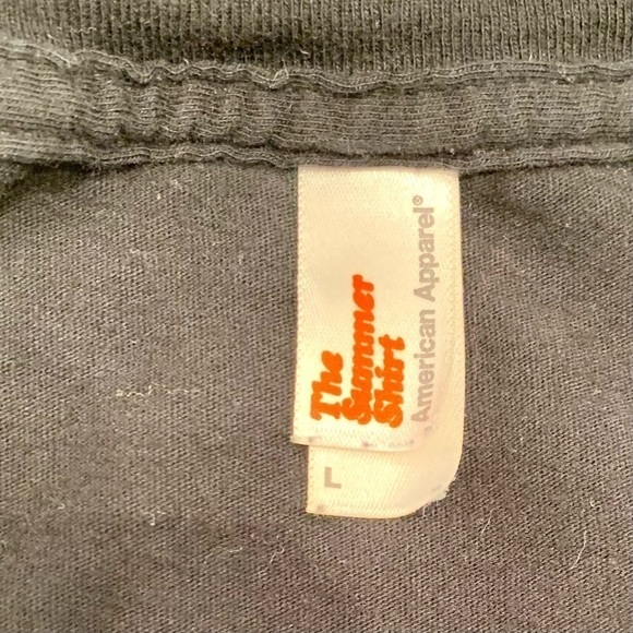 American Apparel T-Shirt Adult Large Black Grab Some Air AFReserve.com Men - Picture 6 of 8